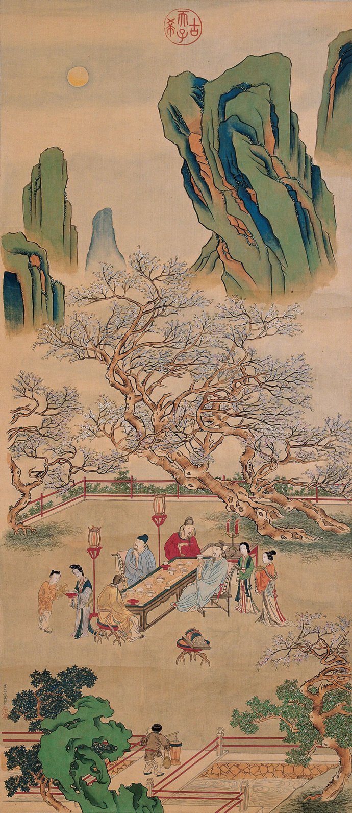 明代四大家仇英重彩画作品欣赏,仇英十大传世名画图文