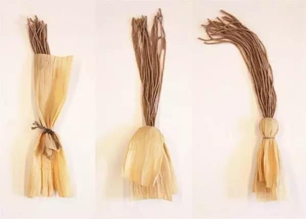 用玉米皮做的手工作品,手工玉米皮编席子教程