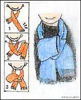 男士围巾怎么系好看,300百种围巾系法