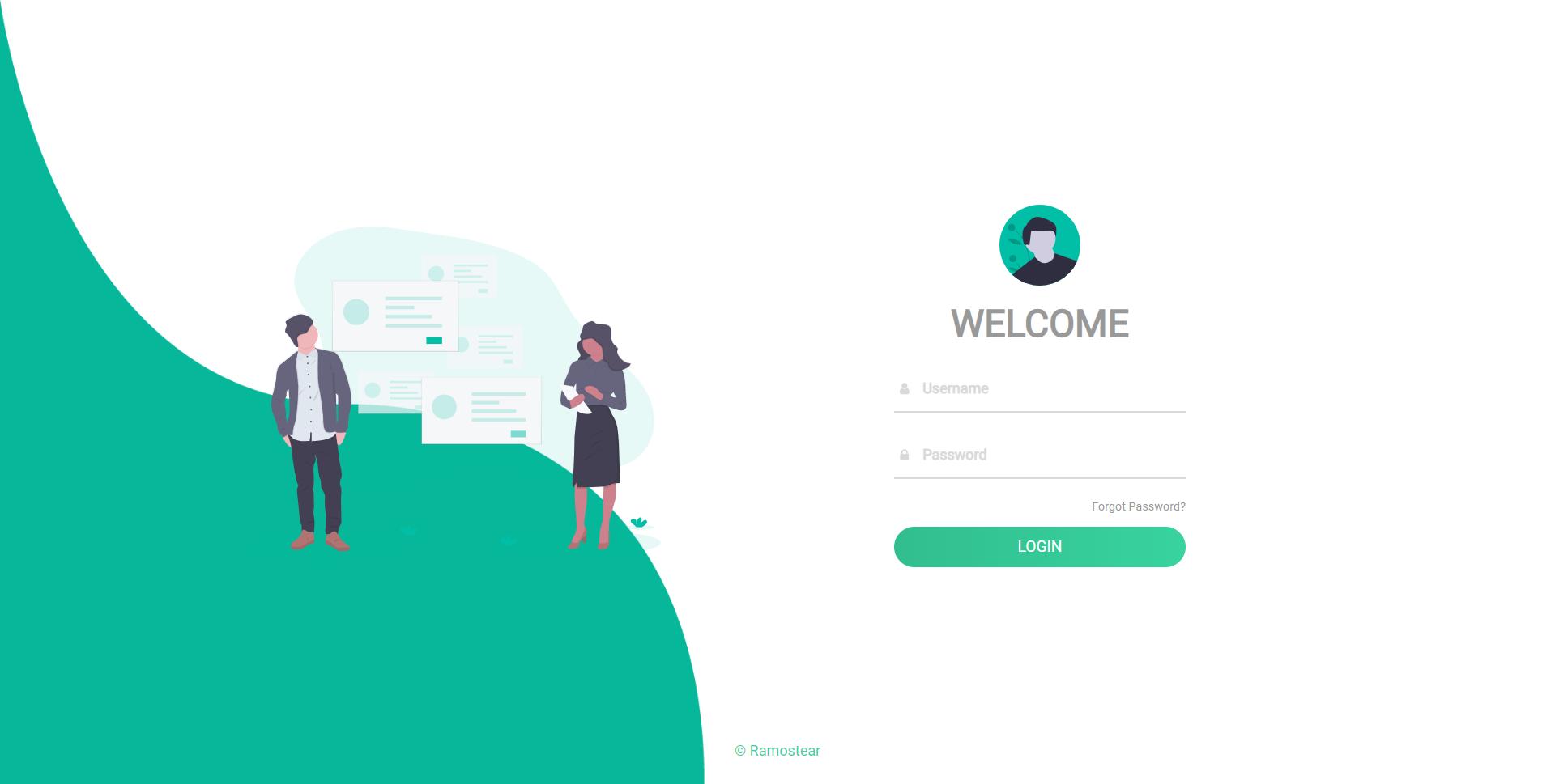 web动态登录界面,回应式登录界面