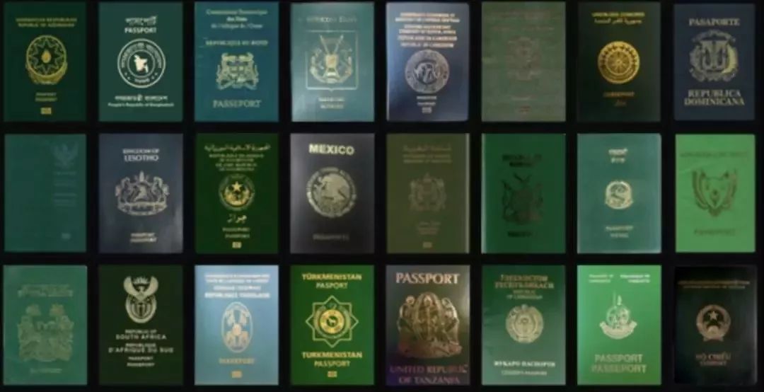 来看看护照颜色的背后有什么规律,中国护照什么颜色