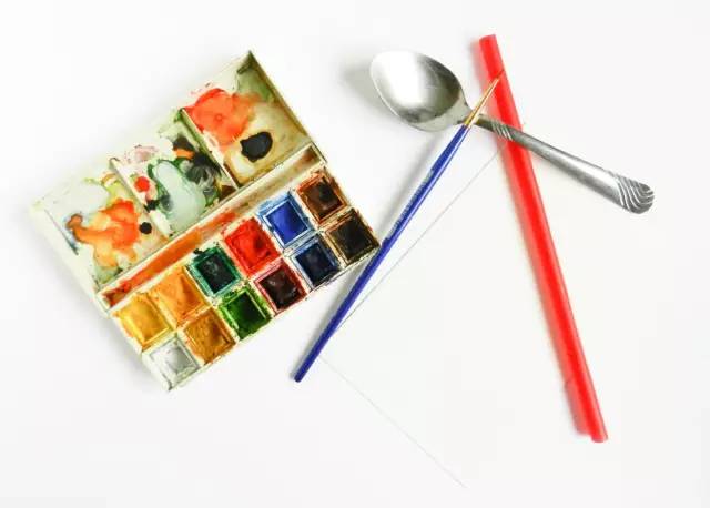 用吸管吹成的水彩画,吸管笔水彩画教程
