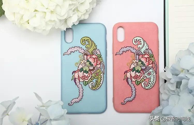 潮牌刺绣手机壳包,苹果手机壳新款最火高级感