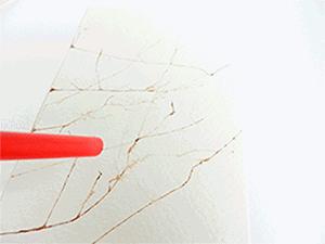 用吸管吹成的水彩画,吸管笔水彩画教程