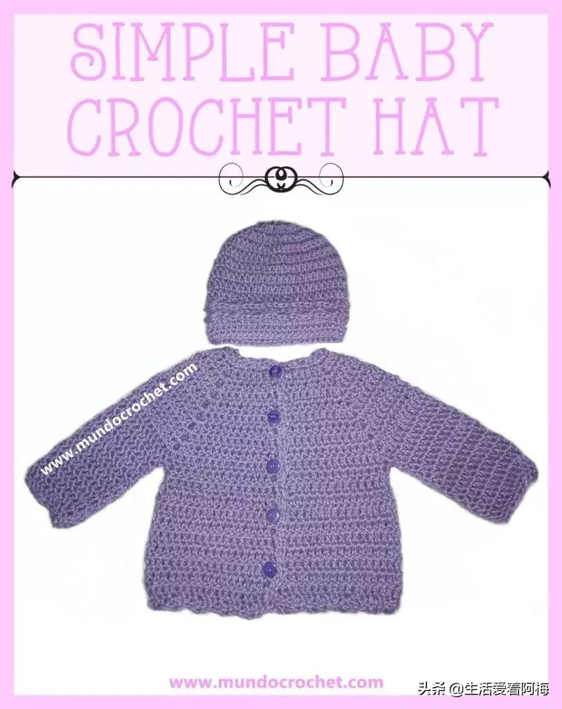 钩织冬季儿童毛衣图解,儿童内搭毛衣钩织教程完整版