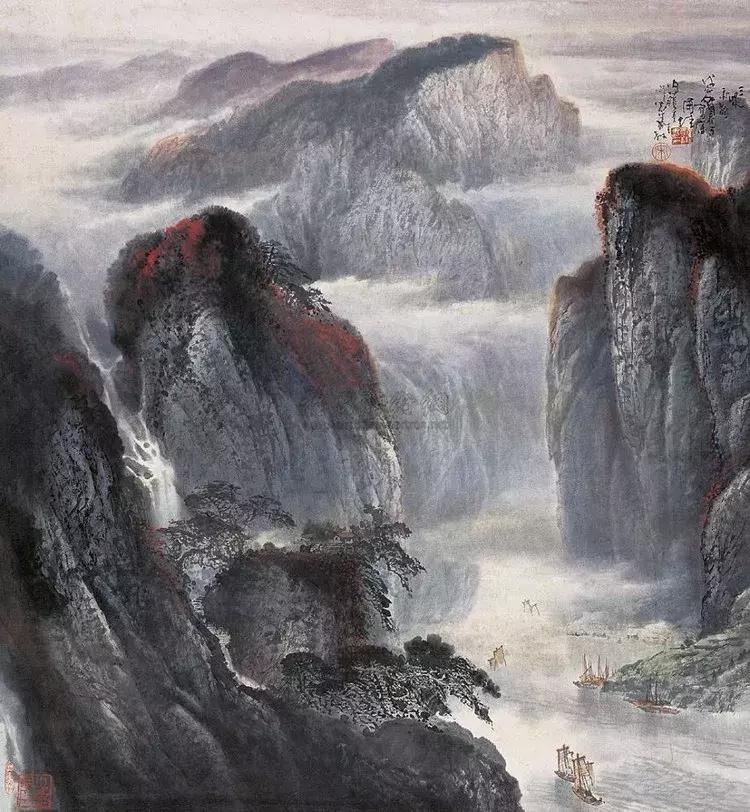 画家宋雨桂作品欣赏,宋雨桂山水书画作品