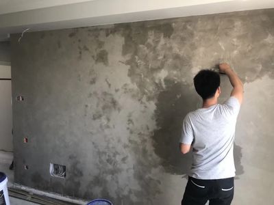 工业风水泥墙面刷白,工业风水泥墙面选用什么材料