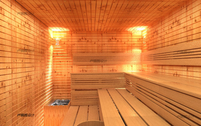小型干蒸桑拿房装修偶尔焗桑拿也是别有一番生活滋味