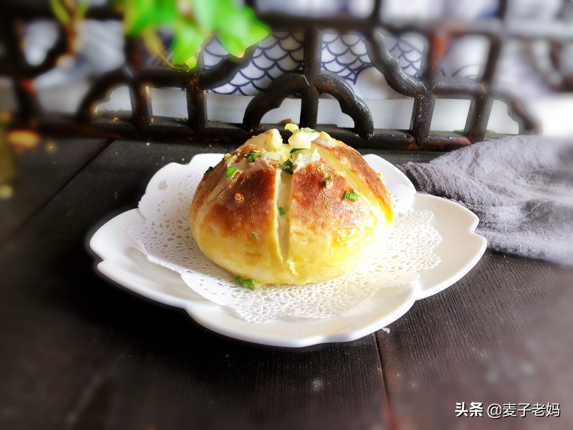 风靡韩国的网红面包,不用烤箱烤简单又方便的拉丝面包