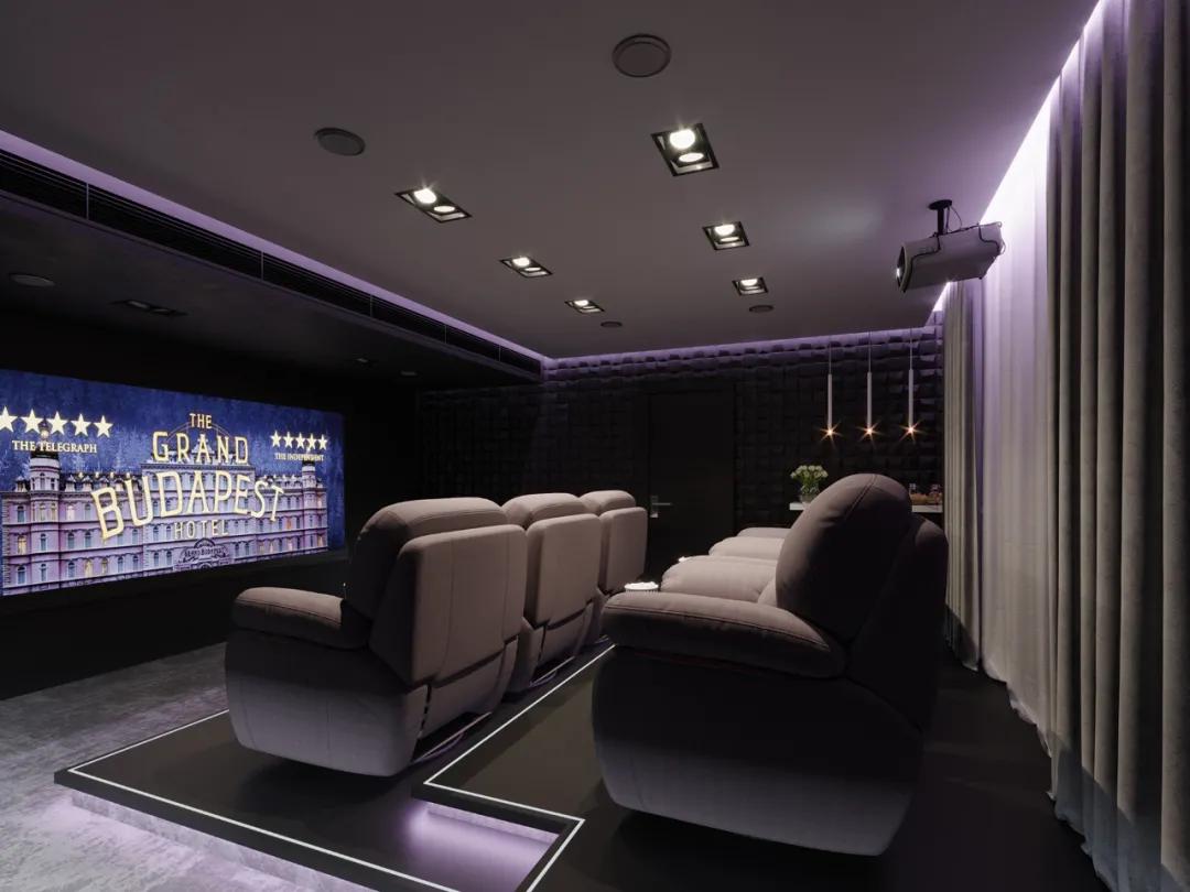 家庭影音室装修设计全攻略,家庭影音室顶部星空效果图