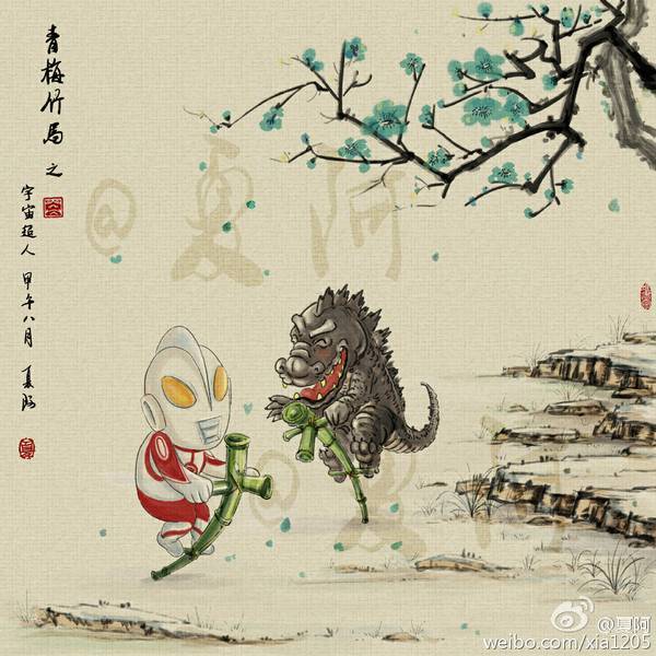 搞笑古代名画高清,收藏界十大名画