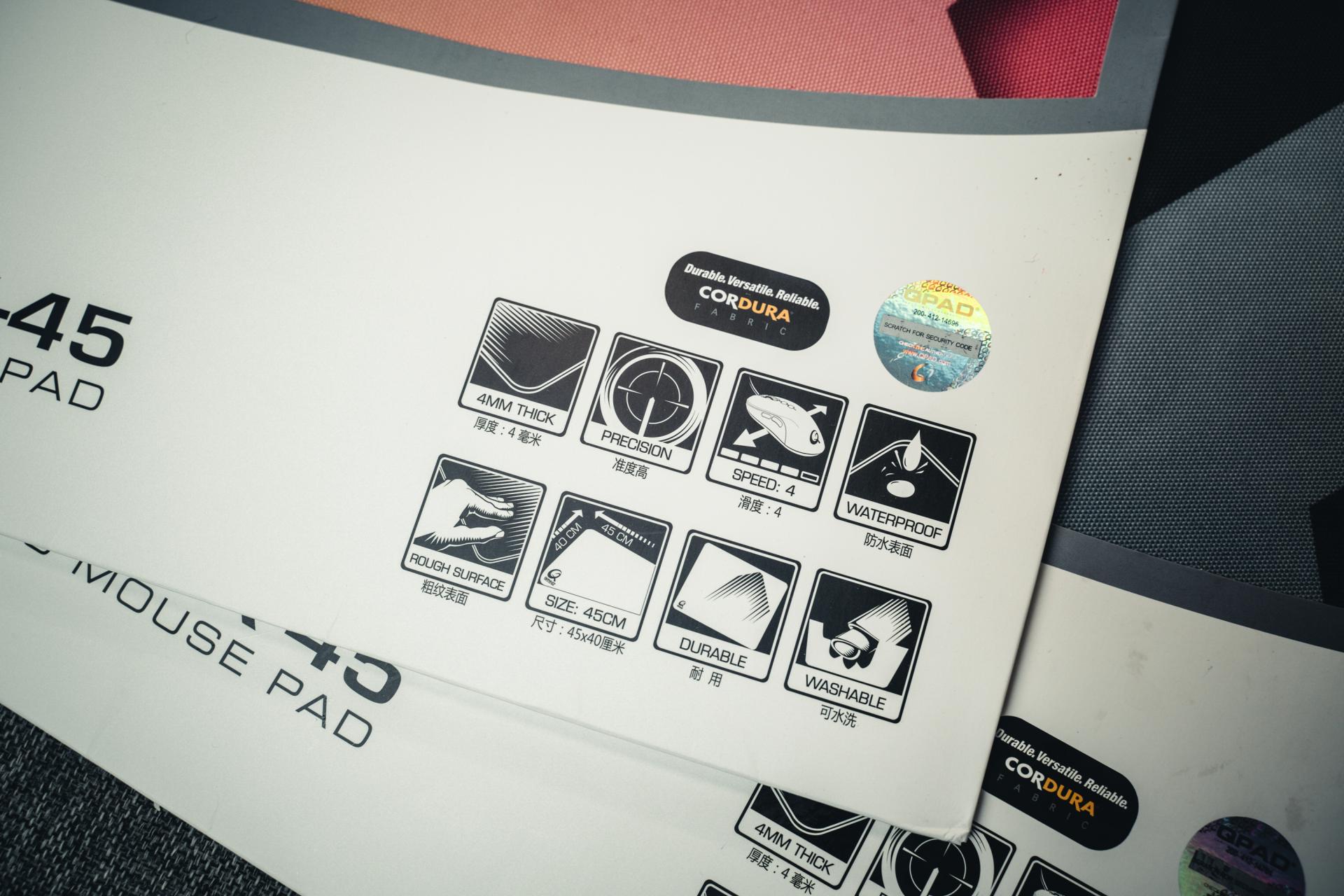 qpadcdx45鼠标垫评测,鼠标垫cd45