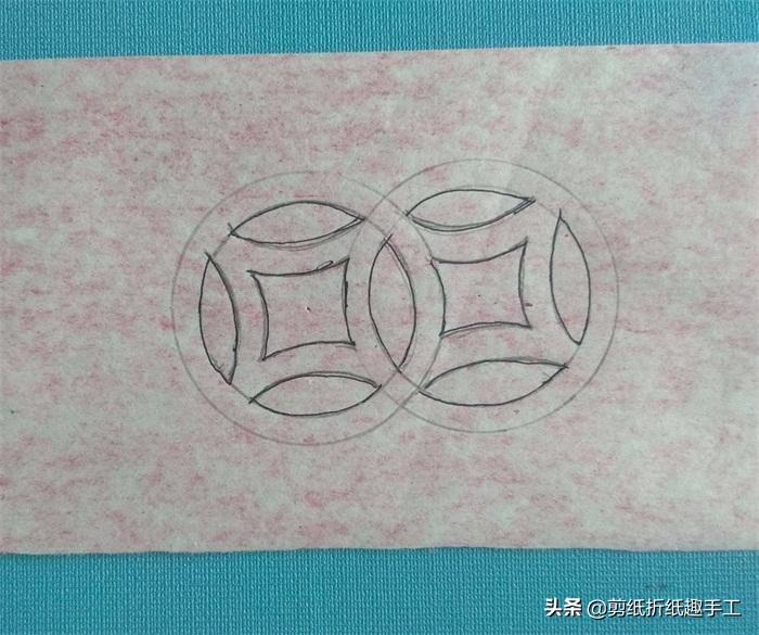 剪纸铜钱教程简单又漂亮,古钱剪纸教程视频