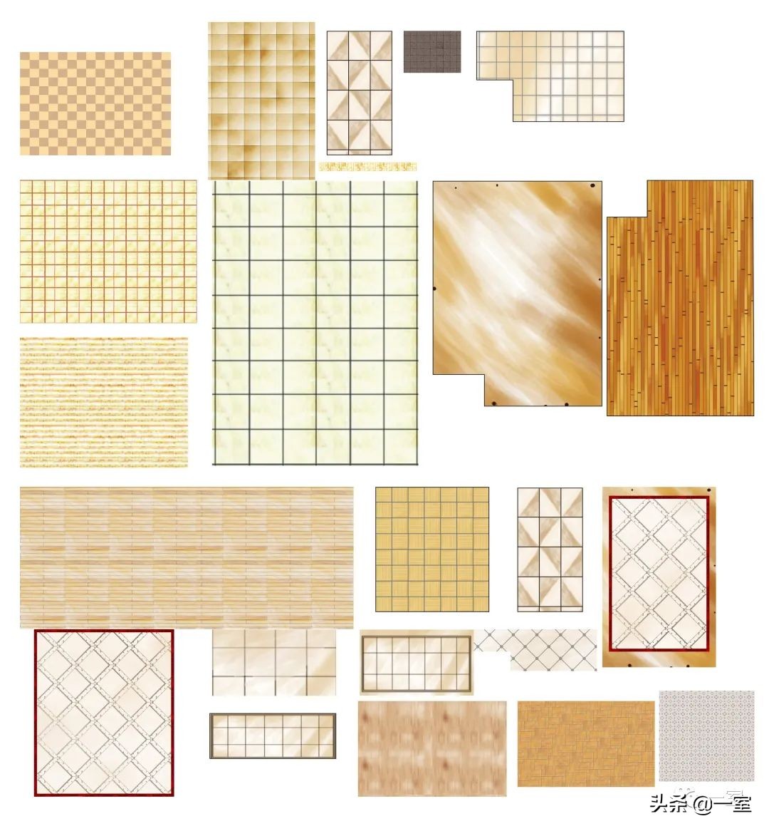 彩平素材100个,彩屏素材模板