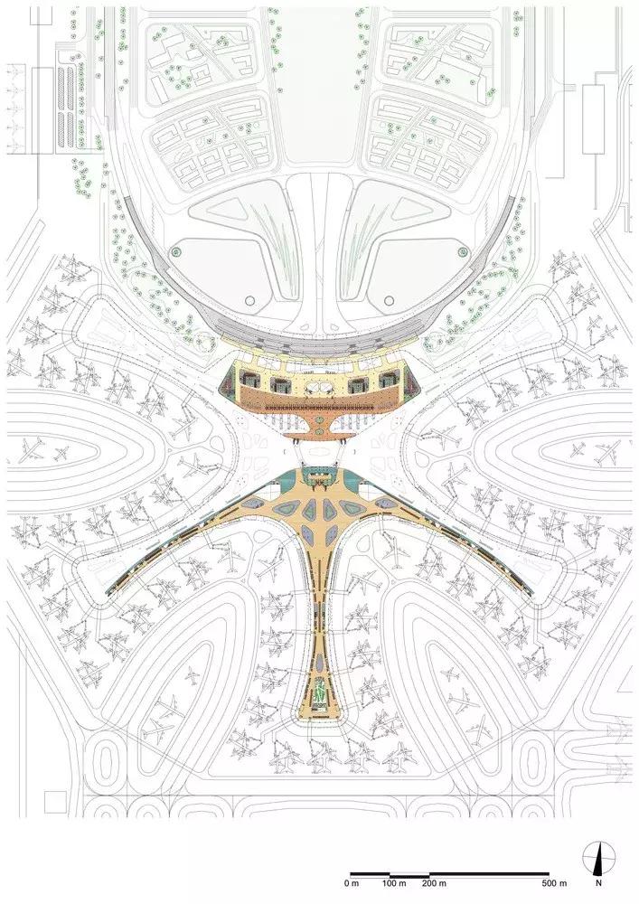 大兴机场临空区礼贤片区最新规划,北京大兴机场全貌平面设计图