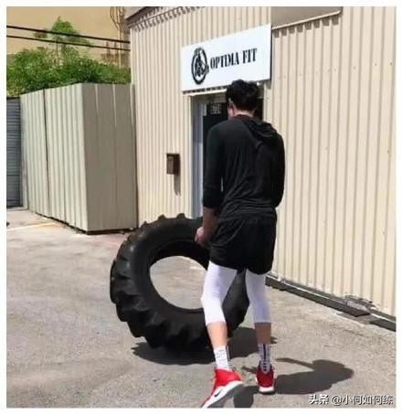 周琦投篮训练照片,周琦体型训练图