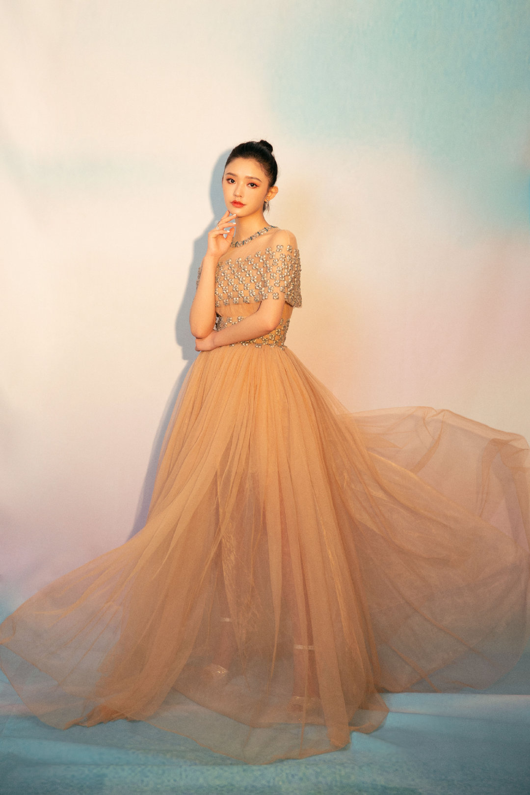 林允高定,林允杨幂穿高定