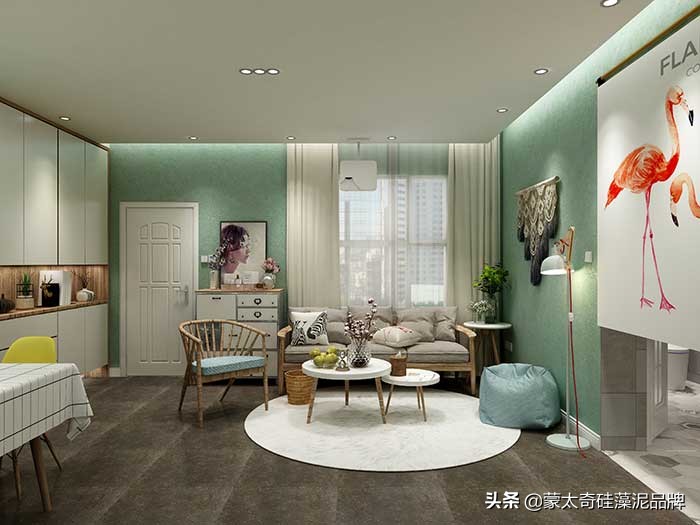 蒙太奇艺术涂料效果图,蒙太奇典彩艺术漆