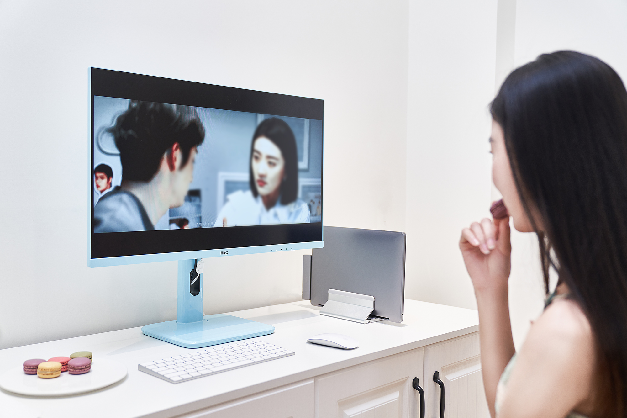 hkc马卡龙显示器旗舰店,hkc马卡龙显示器颗粒感