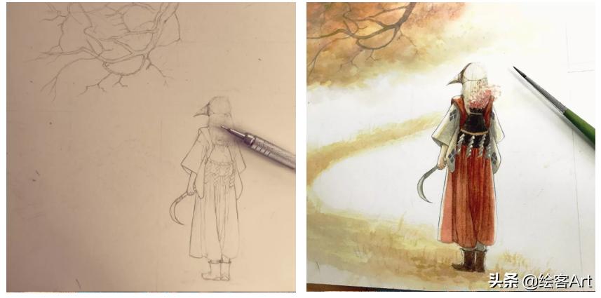 半路出家，成为最会画妖的插画师，一张插画就是别人的月薪