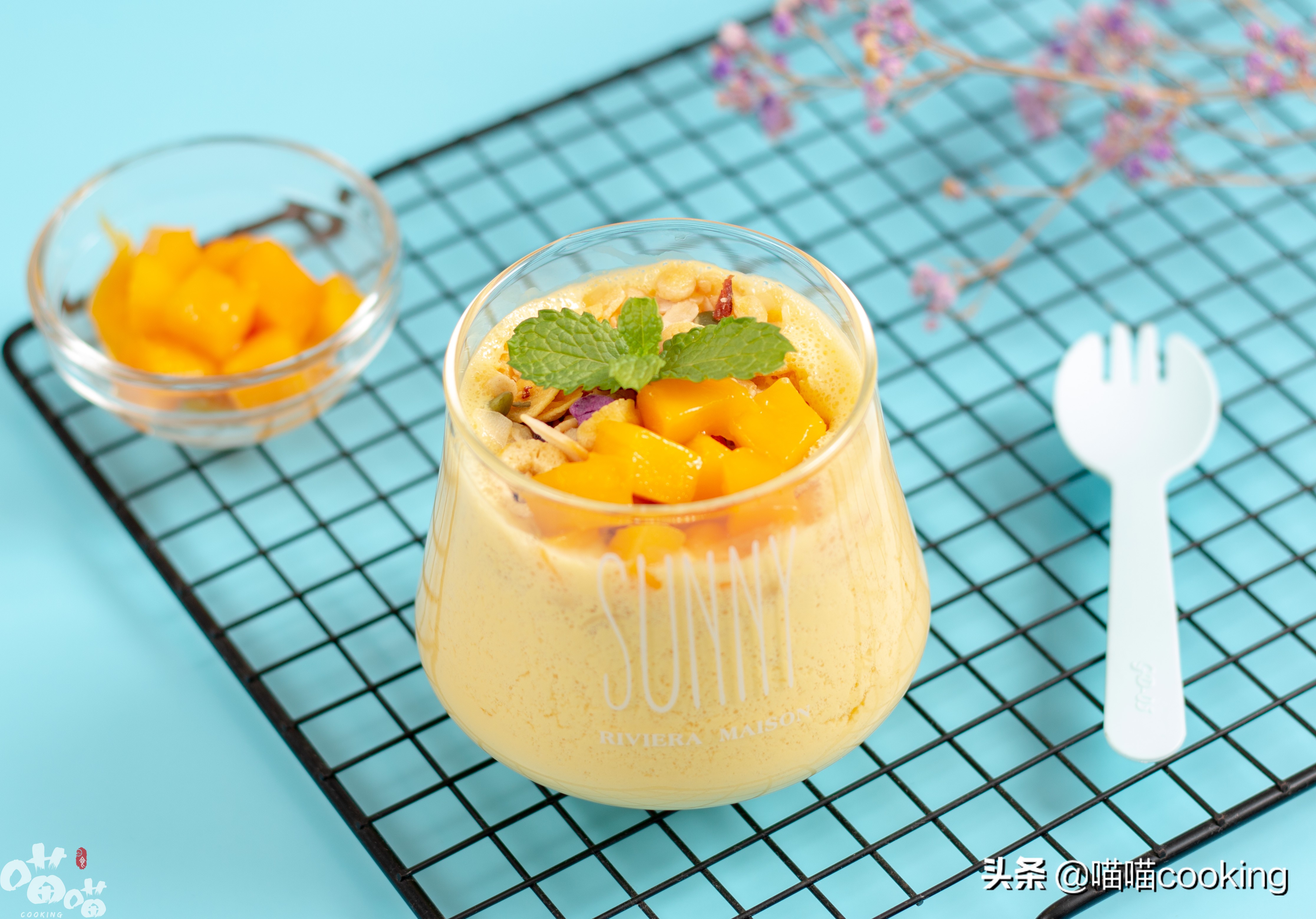 芒果简单易做的甜品做法,芒果控软糯香甜