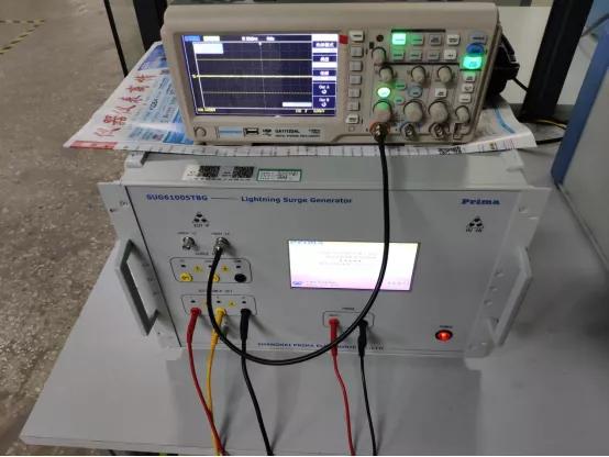 电源打浪涌时如何测试残压,哪一类灯具要测浪涌