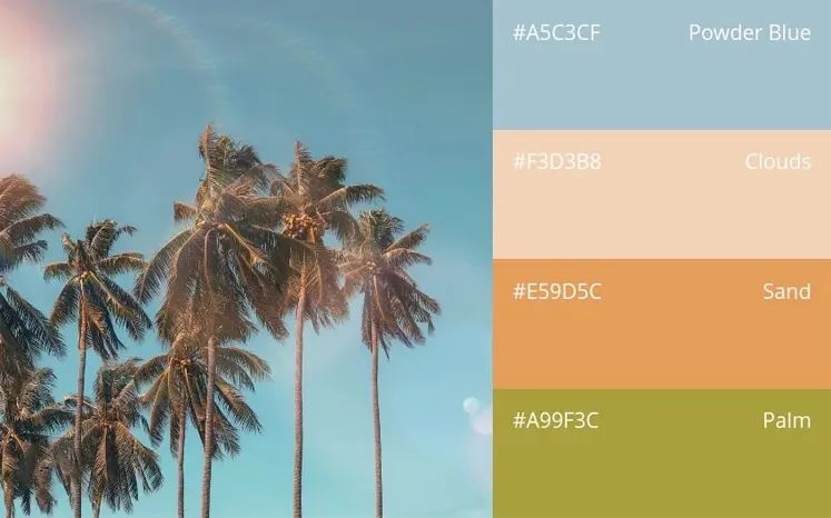 100种颜色组合及如何应用（三、旅行篇）