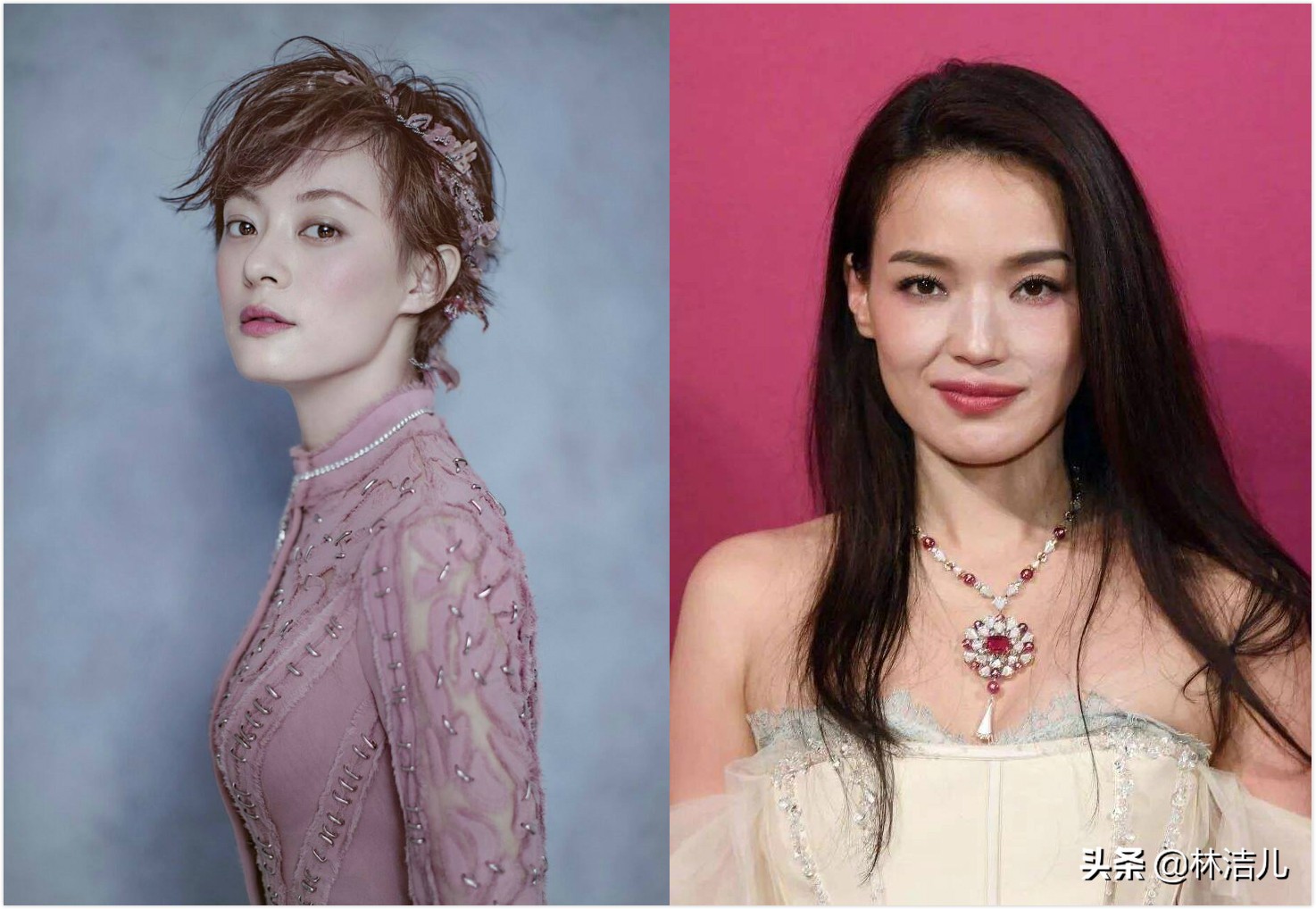 赵丽颖与娜扎古装,赵丽颖和娜扎靠画眉拿下时尚圈