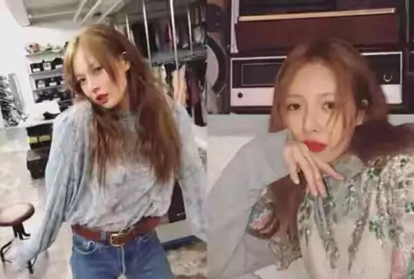 吴昕巴黎三套露肩装,吴昕妆容