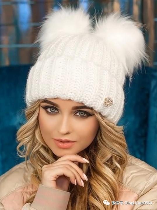 针织洋气气质帽子,针织帽子创意爆款