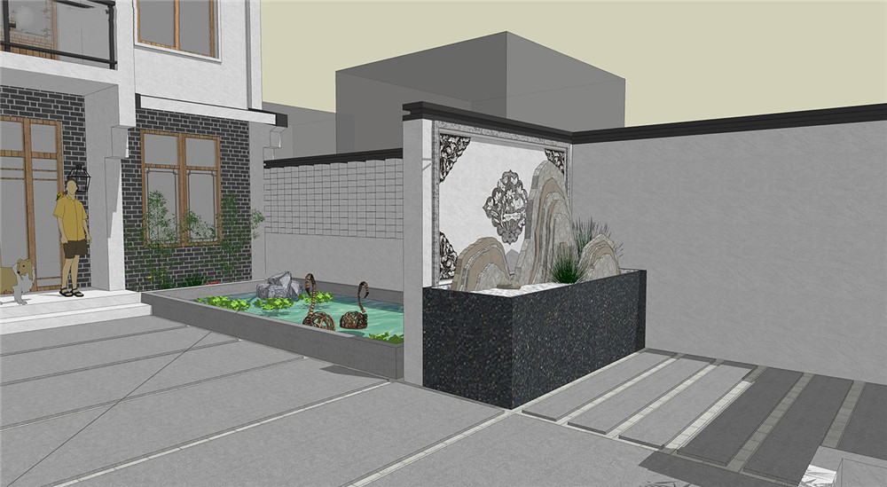 徽派中式自建独栋庭院小别墅,自建徽派中式小别墅100平米