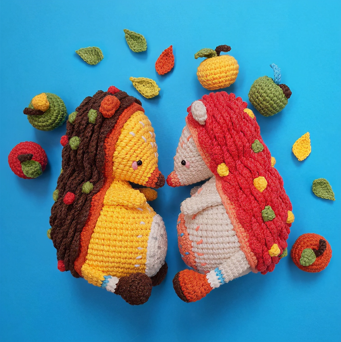 纯毛线钩织小玩意,最火毛线钩织