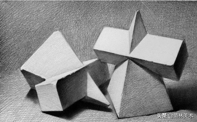 素描简单几何体图片,素描单个几何体大全