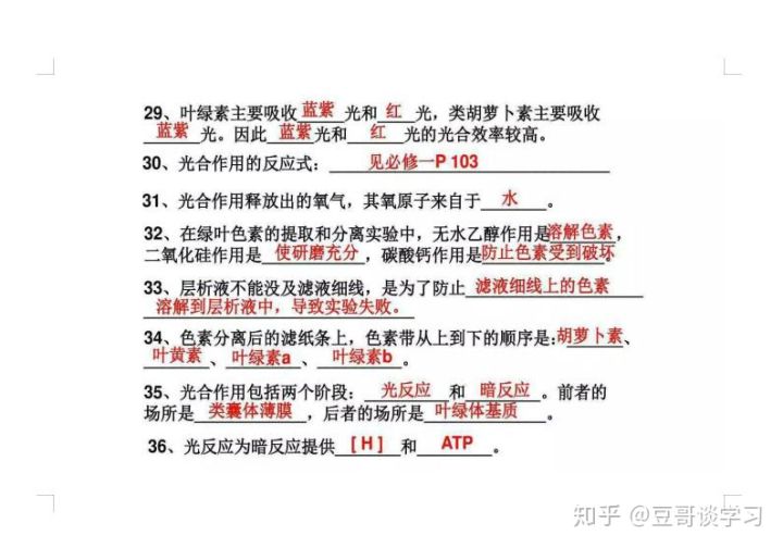 高中学霸高考必考知识点整顿,高中生物学霸笔记大全及答案