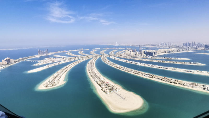 沙漠浪漫之旅迪拜,从天空进入海底