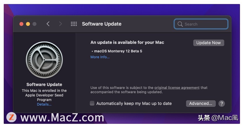 macos12.4开发者预览版beta,macos12monterey更新