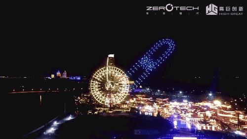 多台无人机简单编队表演,无人机编队表演演示动画