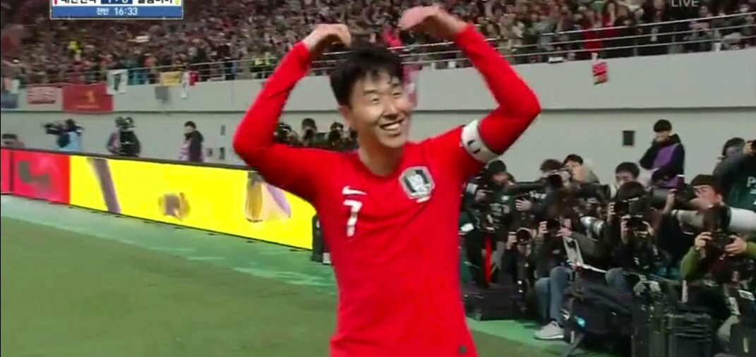 别人家的7号！韩国7号进球+中柱，率队2-1击败J罗的哥伦比亚