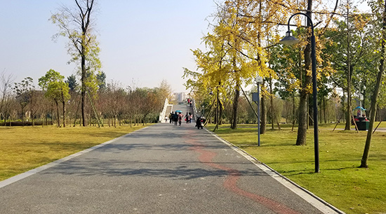 空港运动公园绿道,空港城市绿道骑行