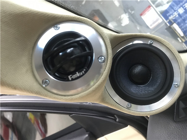 芬朗RE-6.3Ⅱ主动三分频系统清远道声凌志ES300汽车音响改装