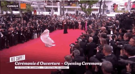 最近戛纳电影节红毯秀,戛纳红毯上的奇葩