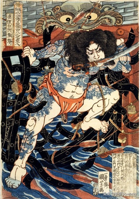 日本纹身水浒传,日本黑帮御用的纹身的作品