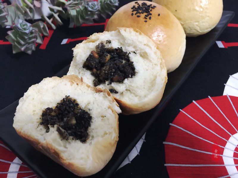 东北野生山核桃馅糖三角,红糖花生芝麻核桃做糖饼