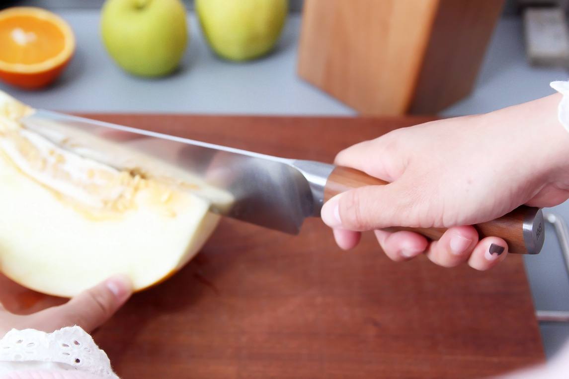 德国钼钒钢家用七件套切菜刀,德国高颜值不锈钢刀具