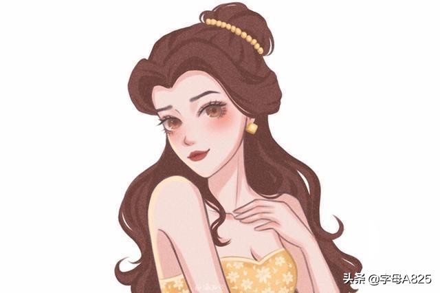 迪士尼公主换造型,迪士尼公主换上日常衣服