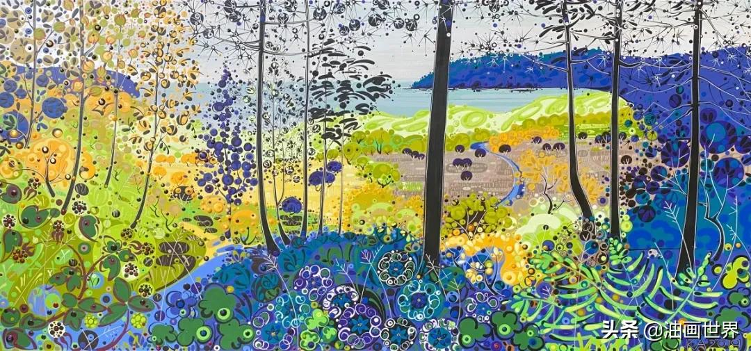 美丽和谐的色彩，丰富的图案，令人回味