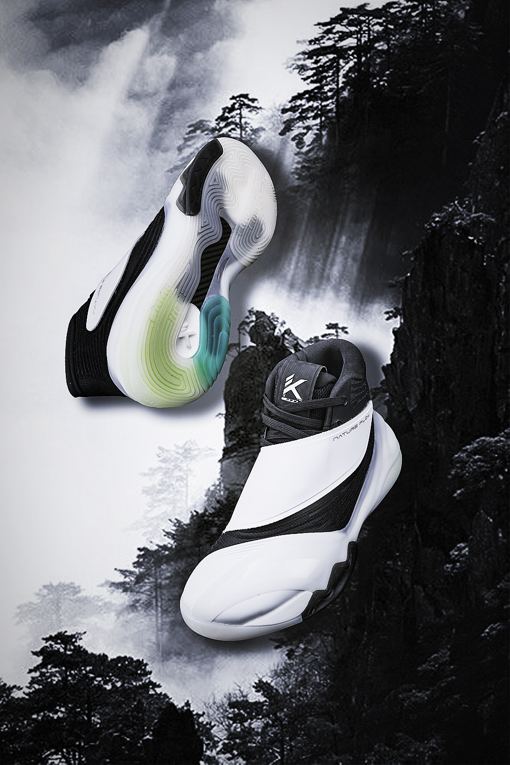 安踏汤普森签名版kt4,安踏汤普森kt6飞白发黄