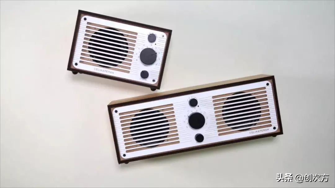 diy木质蓝牙音箱,文艺复古蓝牙音箱拆解