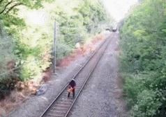 搞笑gif跟着妹子的节拍摇起来,敲锣打鼓甩头搞笑gif