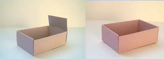 纸箱子不要丢简单改造下秒变收纳,旧纸箱如何收纳